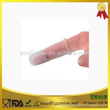 Food grade Finger silicone teether for babies